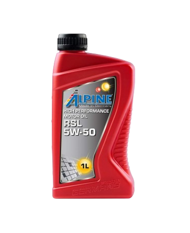 Моторное масло Alpine RSL 5W-50, 1л