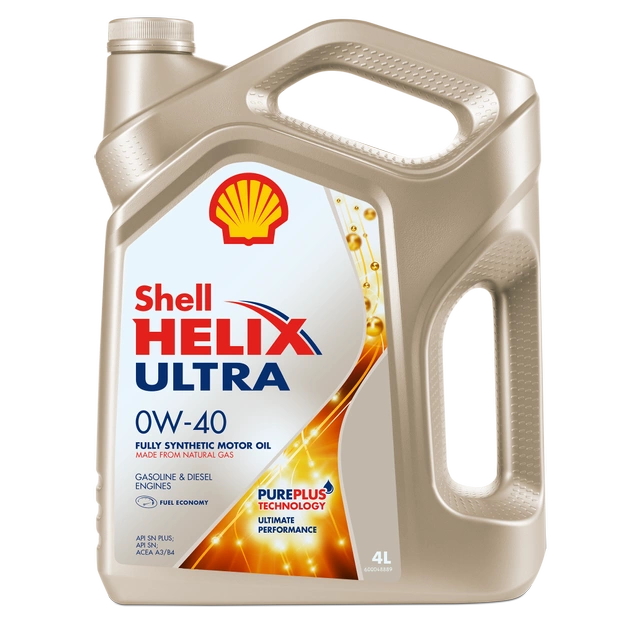 Моторное масло SHELL 0W40 HELIX ULTRA, 4л