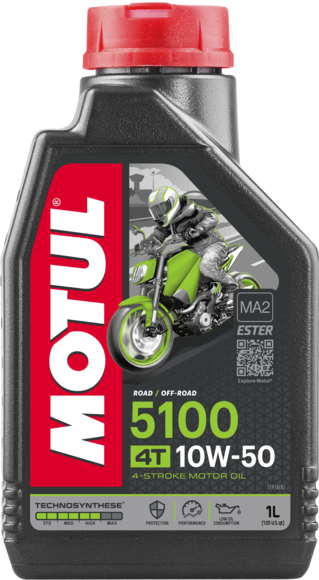 Моторное масло Motul 5100 4T 10W-50, 1л