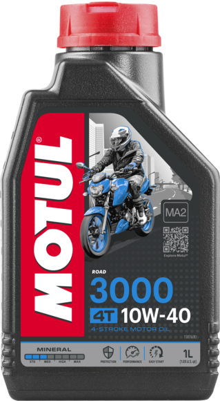 Моторное масло Motul 3000 4T 10W-40, 1л