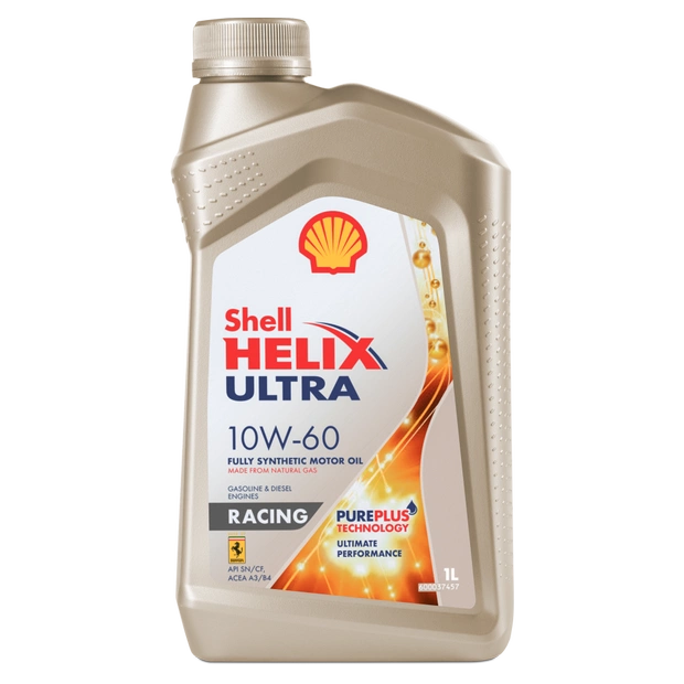 Моторное масло SHELL 10W60 HELIX ULTRA RACING, 1л