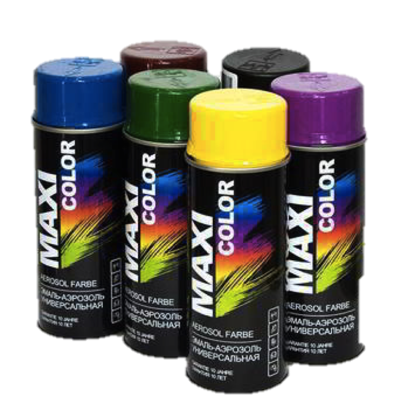 Краски аэрозольные