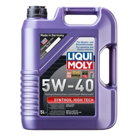 Моторное масло Liqui Moly Synthoil High Tech 5W-40, 5л