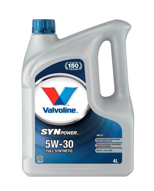 Моторное масло Valvoline SynPower ENV C2 5w30, 4л