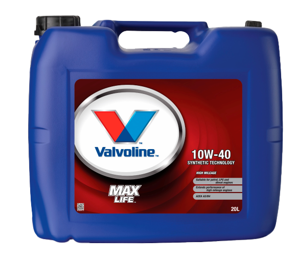 Моторное масло Valvoline MaxLife 10w40, 20л