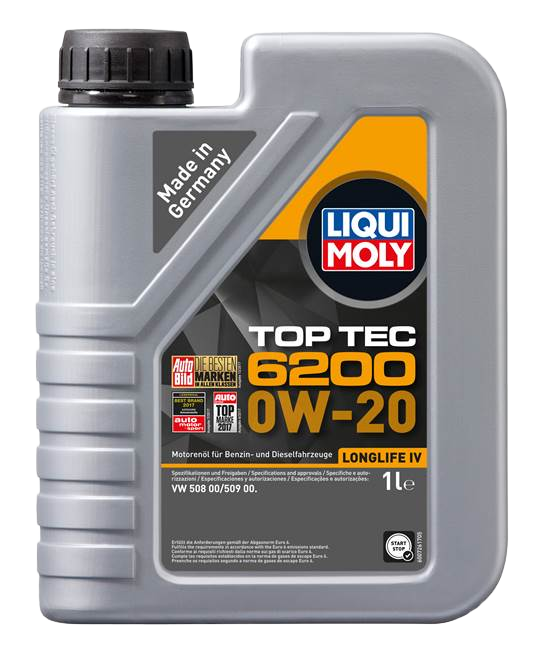 Моторное масло Liqui Moly Top Tec 6200 0W-20, 1л