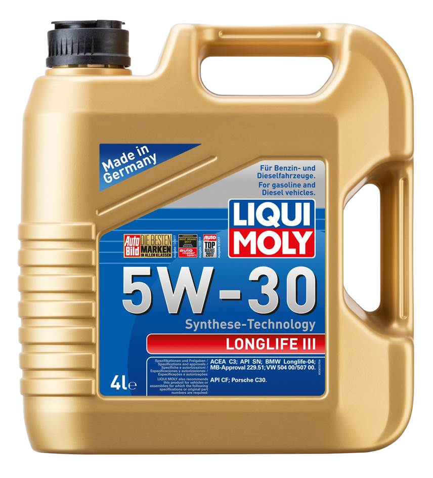 Моторное масло Liqui Moly Longlife III 5W-30, 4л