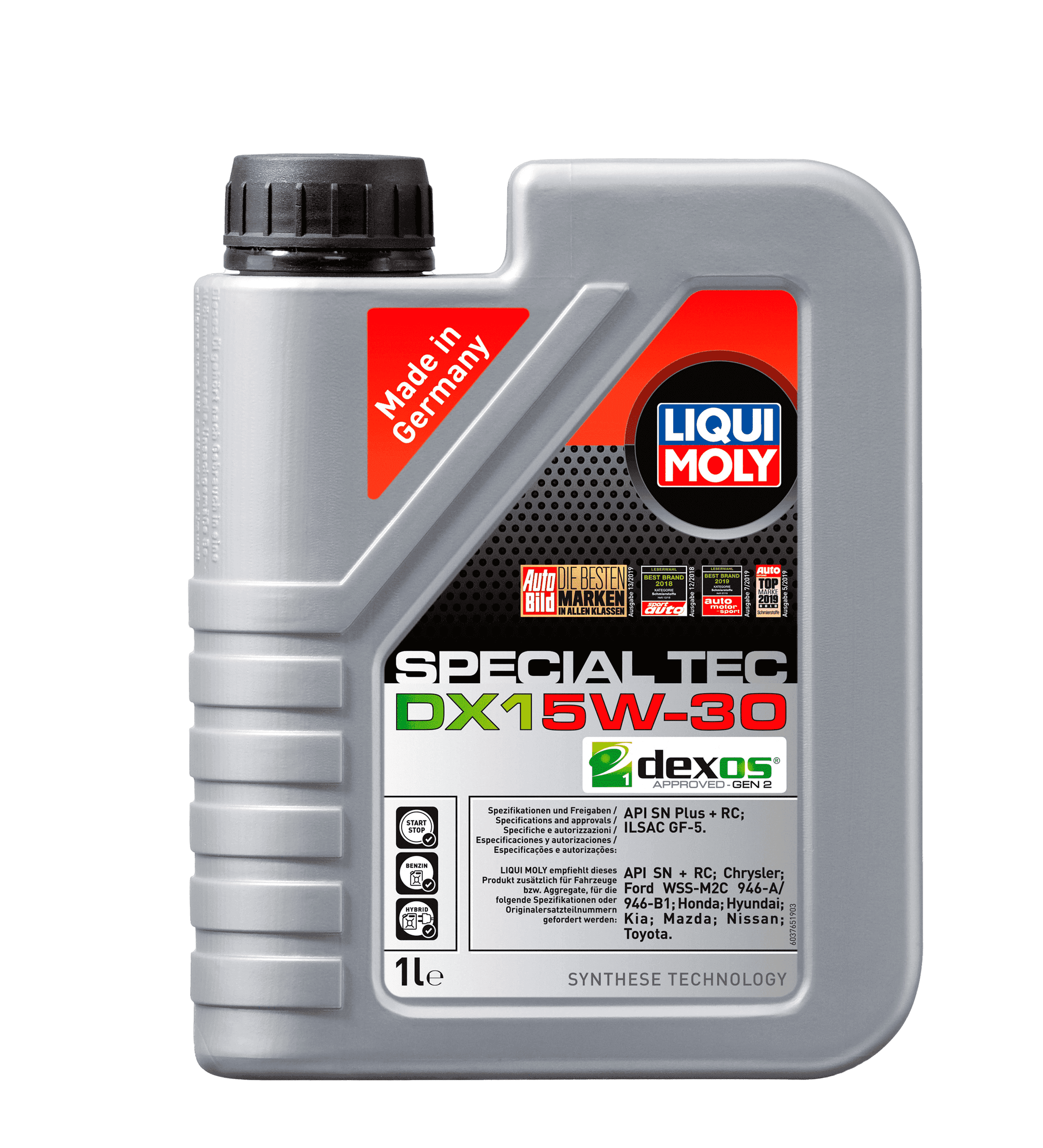Моторное масло Liqui Moly Special Tec DX1 5W-30, 1л