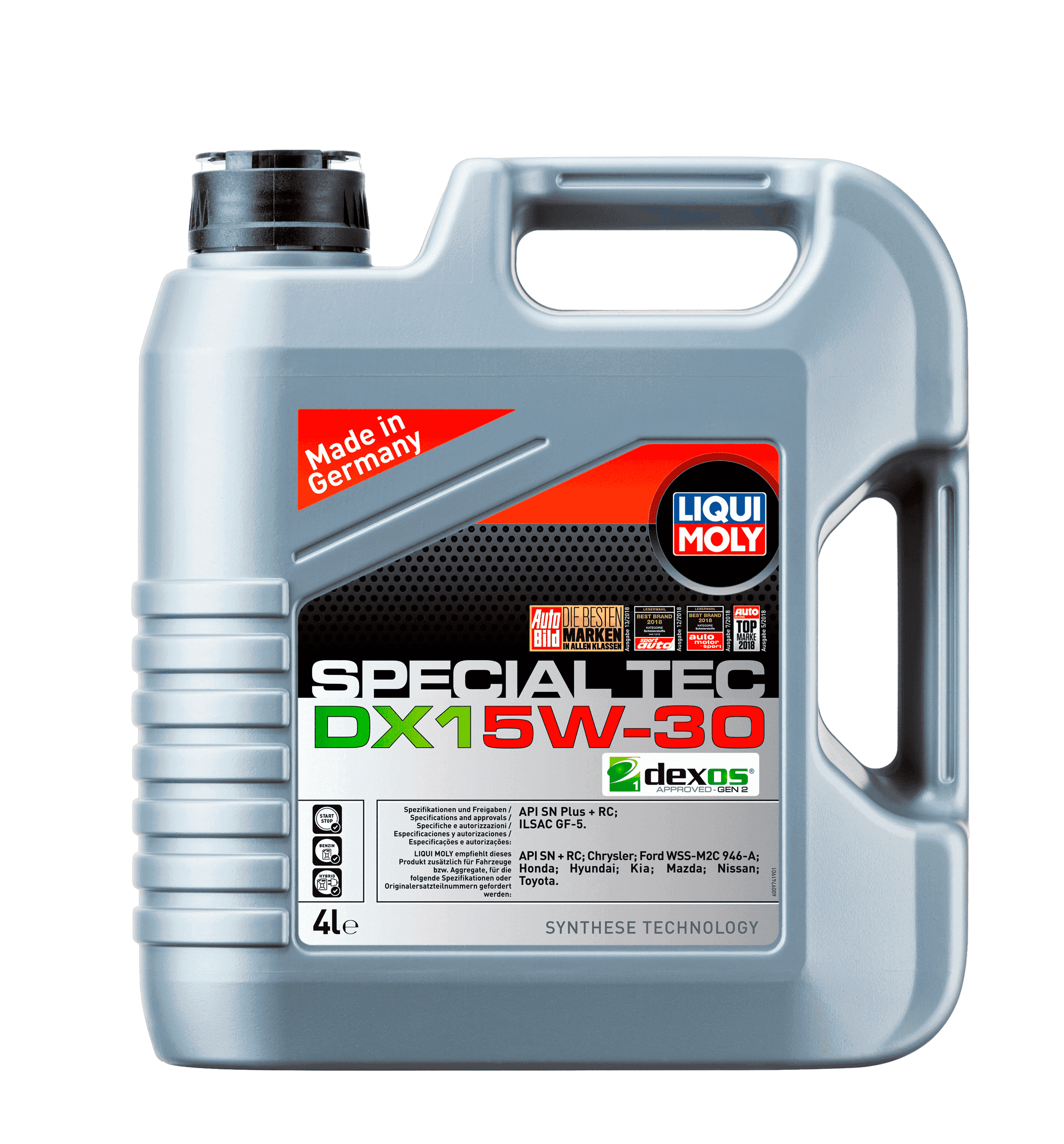 Моторное масло Liqui Moly Special Tec DX1 5W-30, 4л