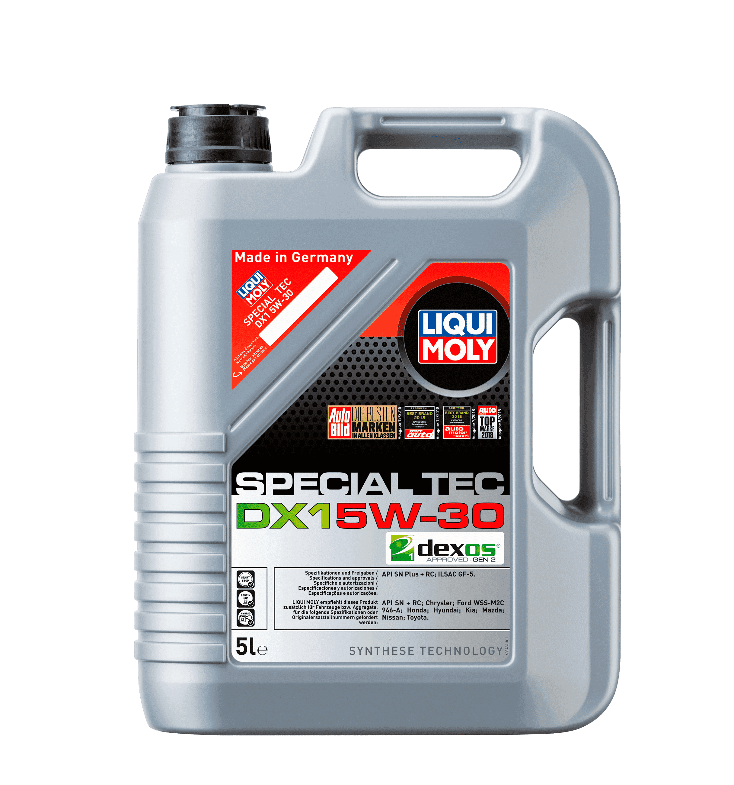 Моторное масло Liqui Moly Special Tec DX1 5W-30, 5л