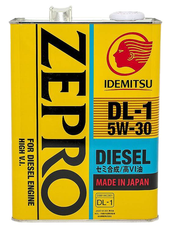 Моторное масло IDEMITSU ZEPRO DIESEL DL-1 5W-30, 4л