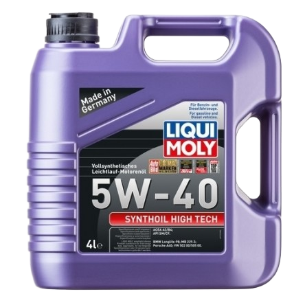 Моторное масло Liqui Moly Synthoil High Tech 5W-40, 4л