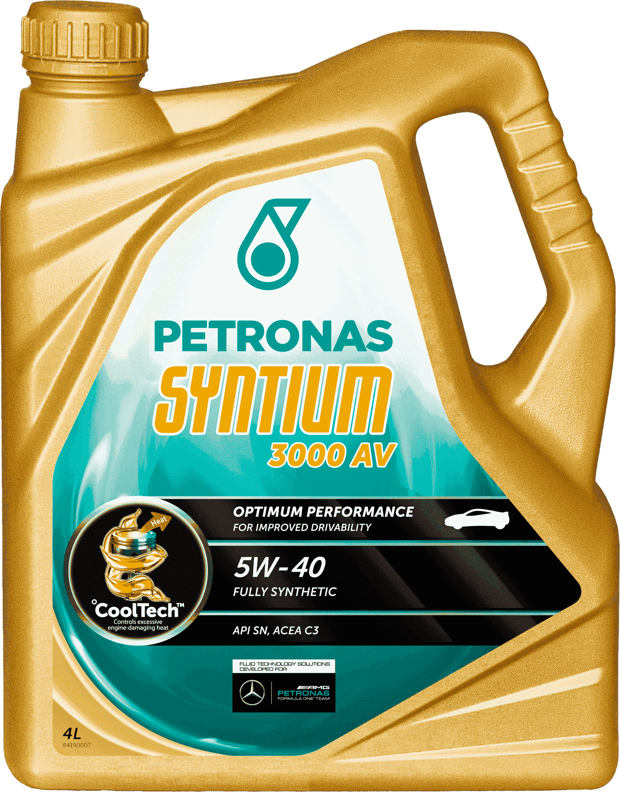 Моторное масло SYNTIUM 3000 5W-40 AV, 4л