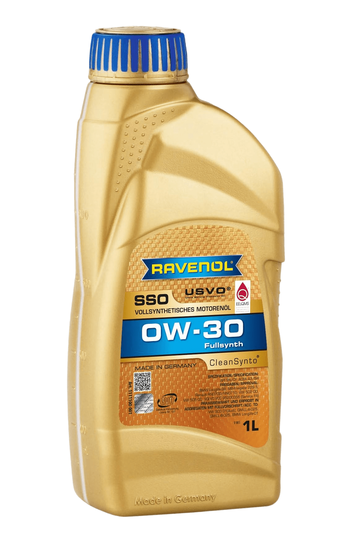 Моторное масло Ravenol SSO SAE 0W-30, 1л