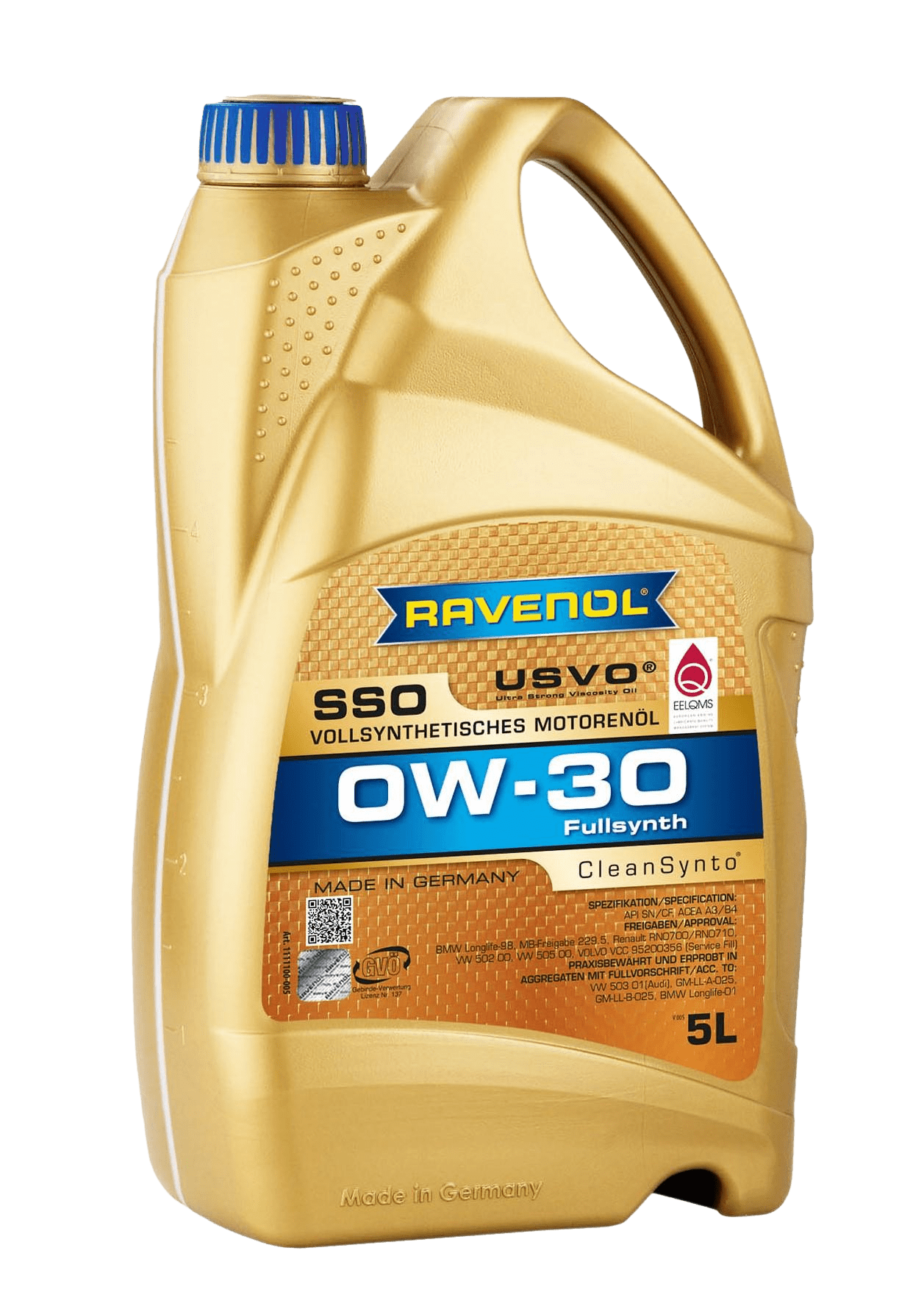 Моторное масло Ravenol SSO SAE 0W-30, 5л