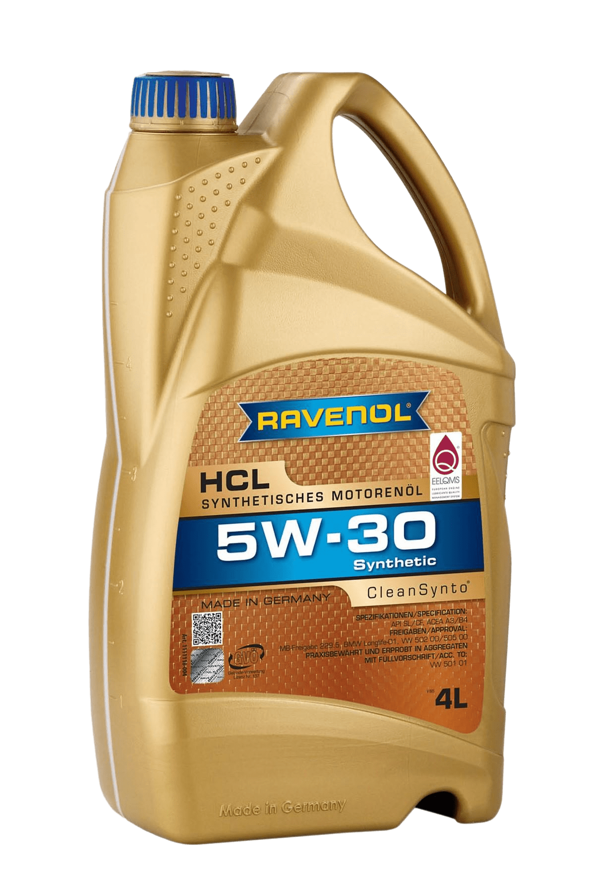 Моторное масло Ravenol HCL SAE 5W-30, 4л