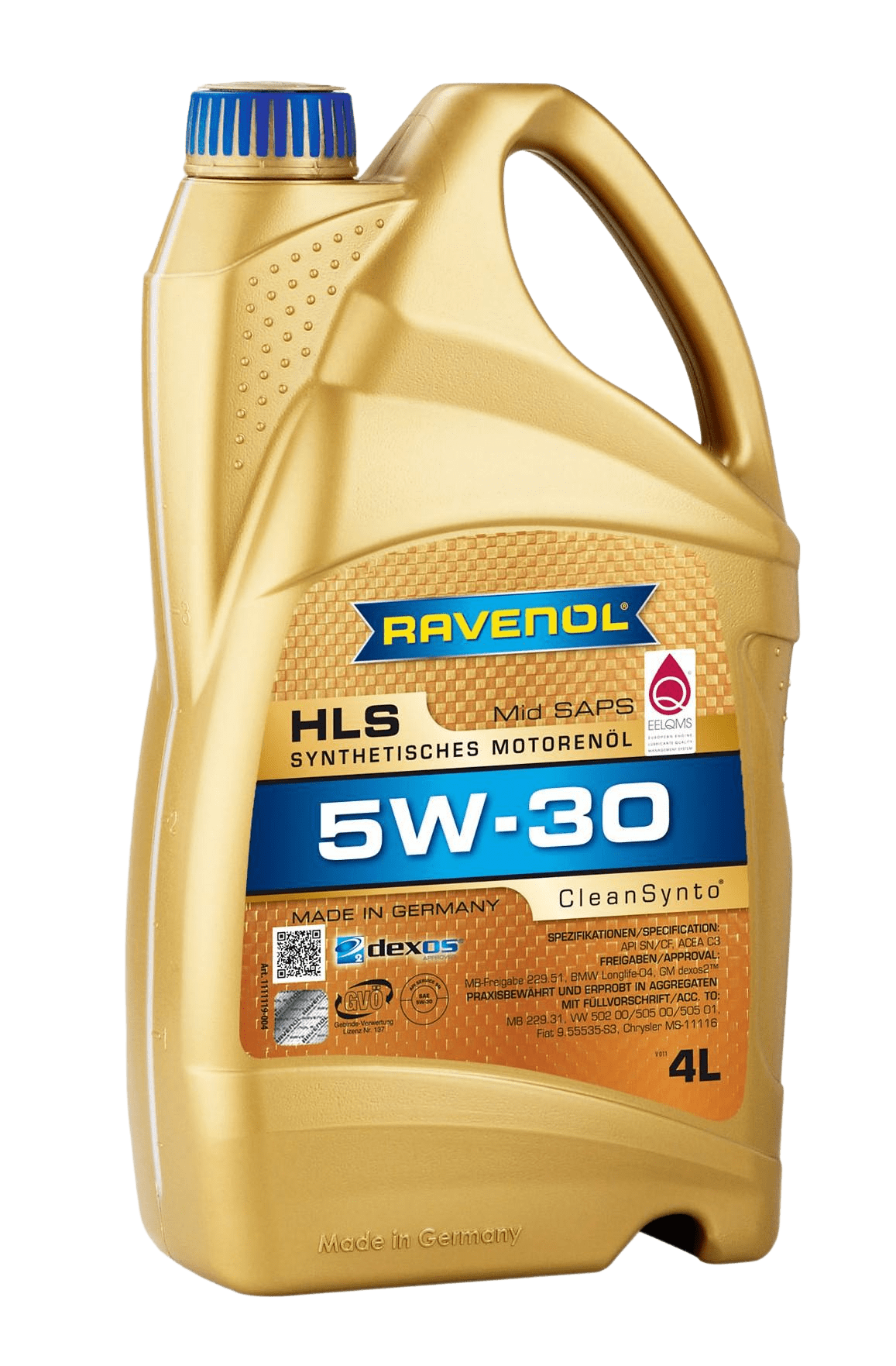 Моторное масло Ravenol HLS SAE 5W-30, 4л