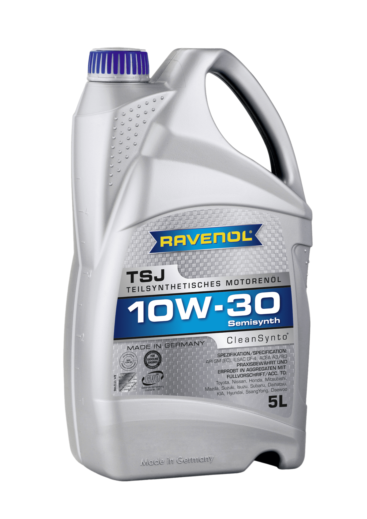 Моторное масло Ravenol TSJ SAE 10W-30, 5л