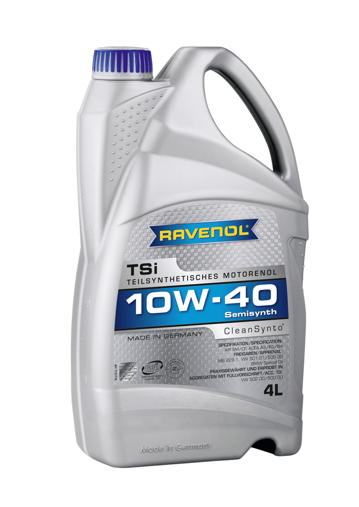 Моторное масло Ravenol TSI SAE 10W-40, 4л