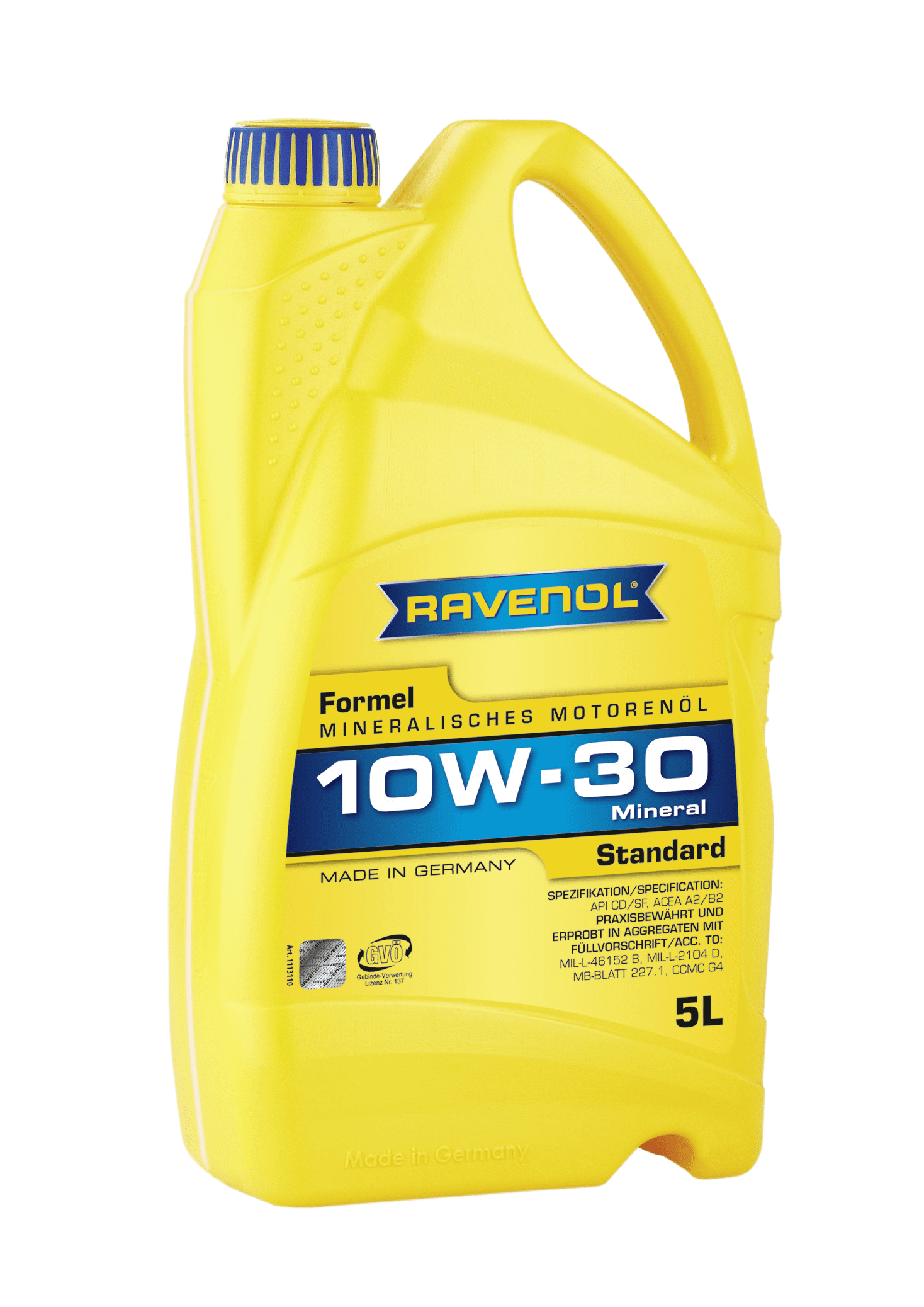 Моторное масло Ravenol Formel Standard SAE 10W-30, 5л