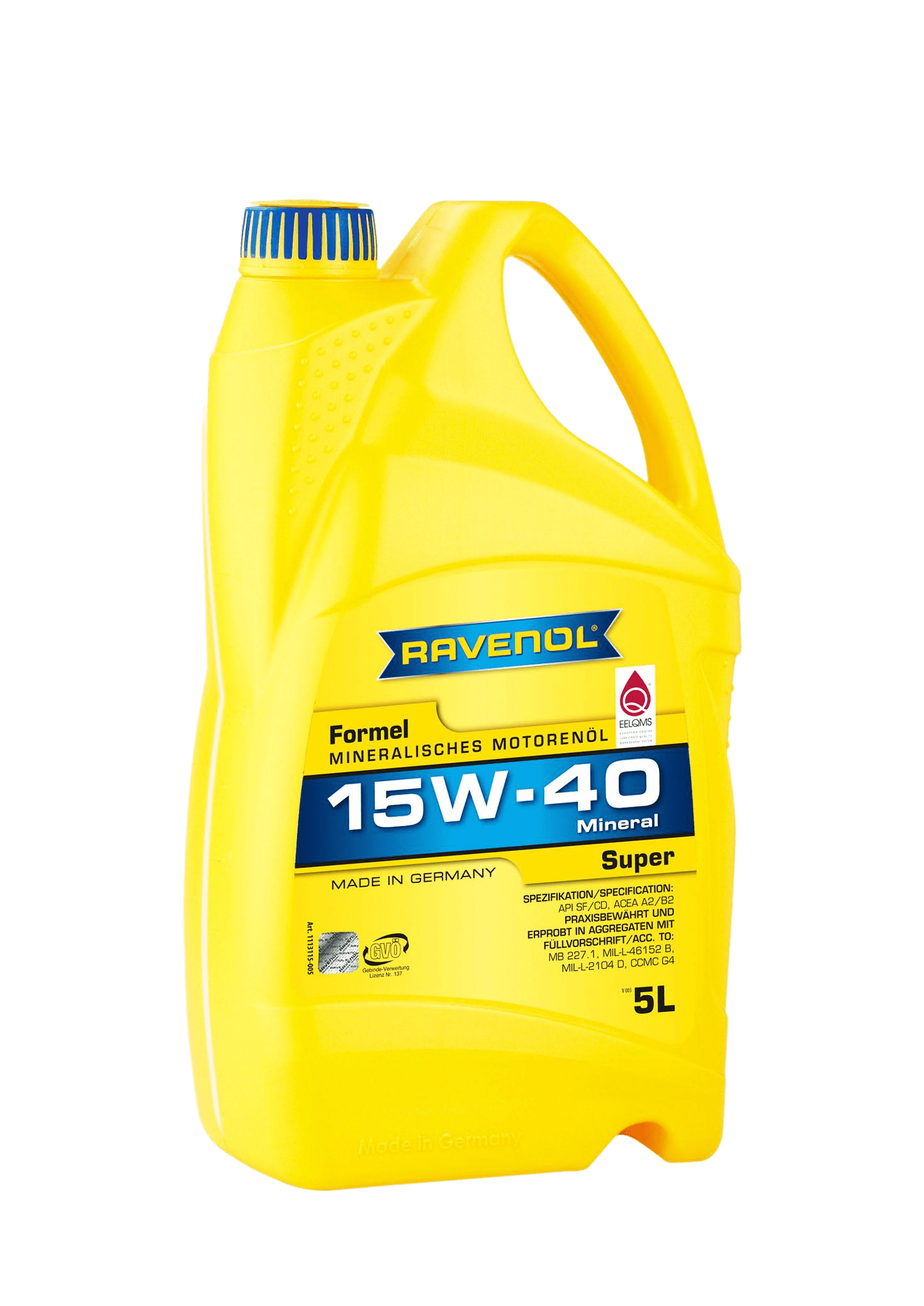 Моторное масло Ravenol Formel Super SAE 15W-40, 5л