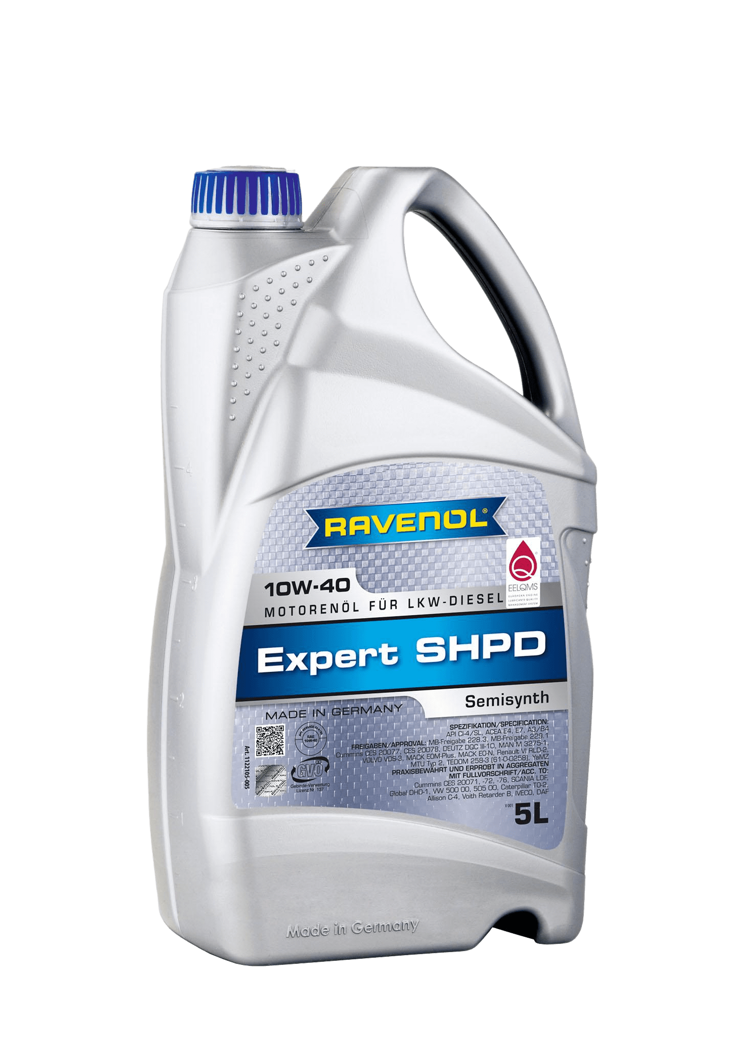 Моторное масло Ravenol Expert SHPD SAE 10W-40, 5л