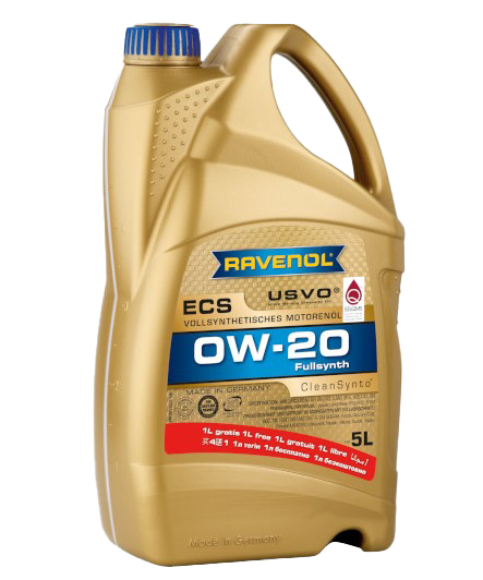 Моторное масло Ravenol ECS EcoSynth SAE 0W-20, 5л