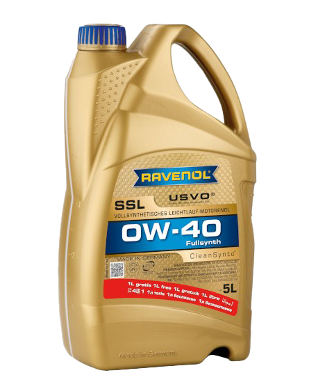 Моторное масло Ravenol Super Synthetik Oel SSL SAE 0W-40, 5л