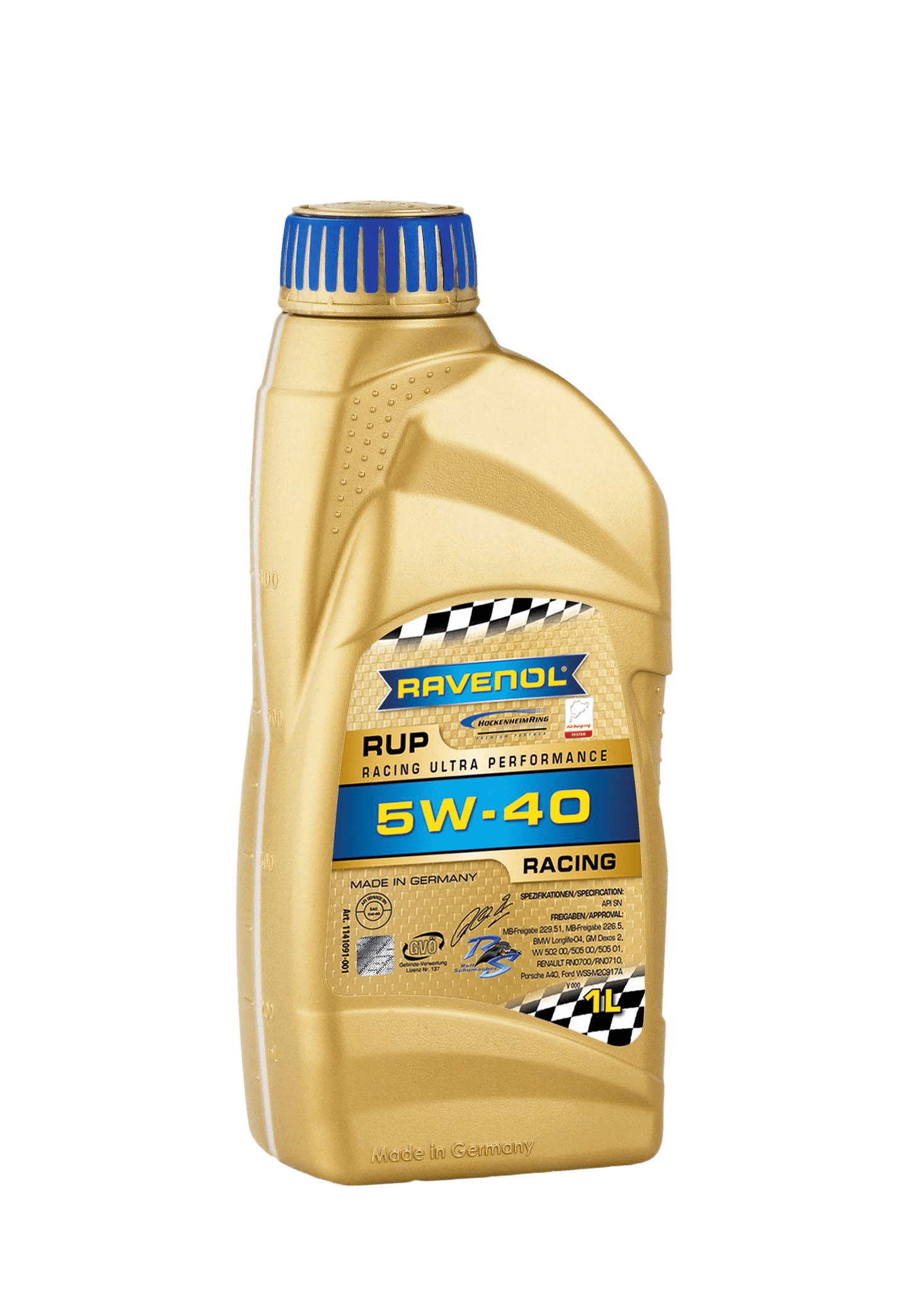 Моторное масло Ravenol RUP Racing Ultra Performance SAE 5W-40, 1л