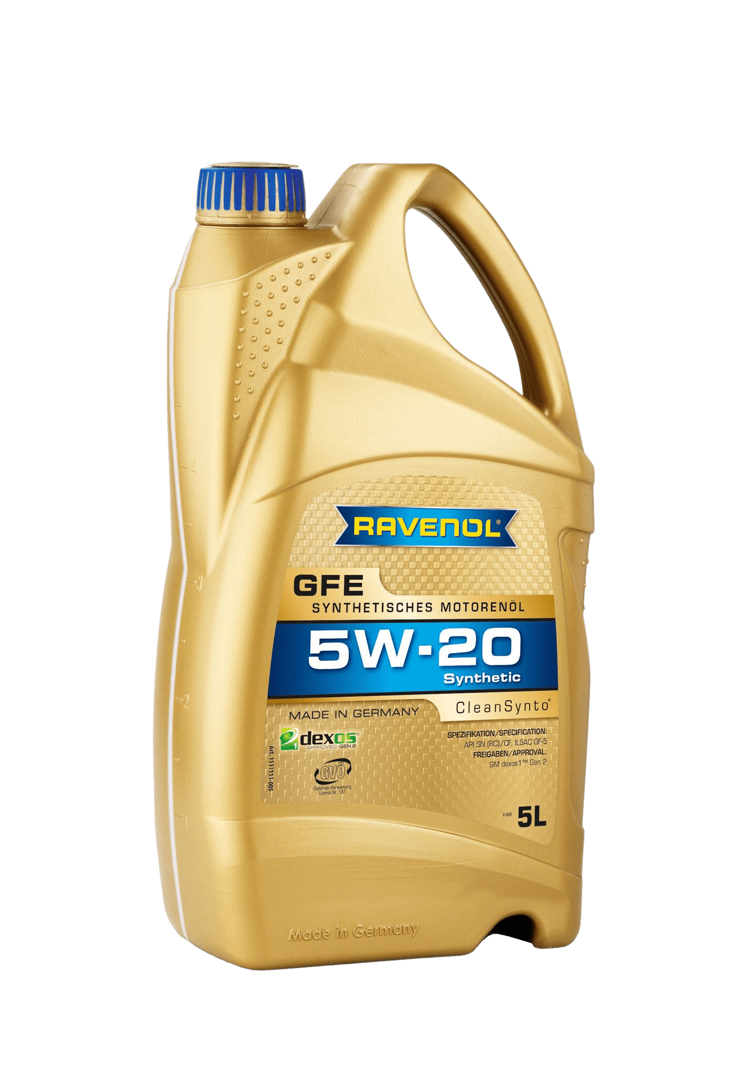 Моторное масло Ravenol GFE SAE 5W-20, 5л