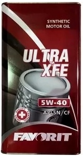 Моторное масло Favorit Ultra XFE 5W40 / 54706 (4л)
