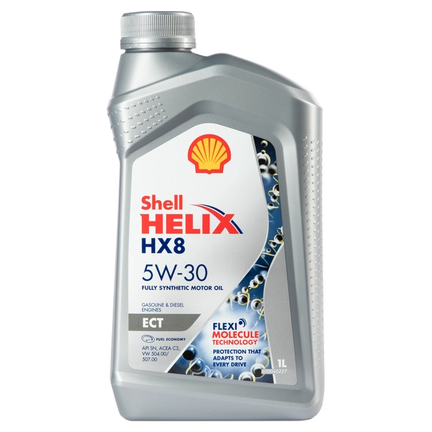 Моторное масло SHELL 5W30 HELIX HX8 ECT, 1л