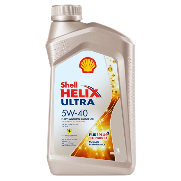 Моторное масло SHELL 5W40 HELIX ULTRA, 1л