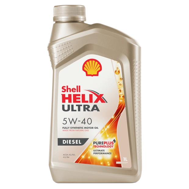 Моторное масло SHELL 5W40 HELIX ULTRA DIESEL, 1л