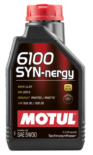 Моторное масло Motul 6100 SYN-NERGY 5W30, 1л