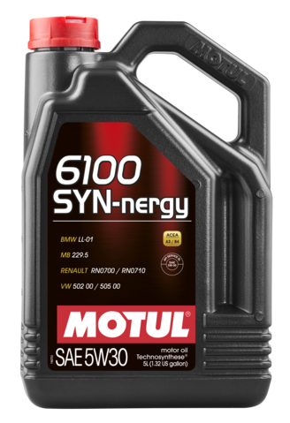 Моторное масло Motul 6100 SYN-NERGY 5W30, 5л