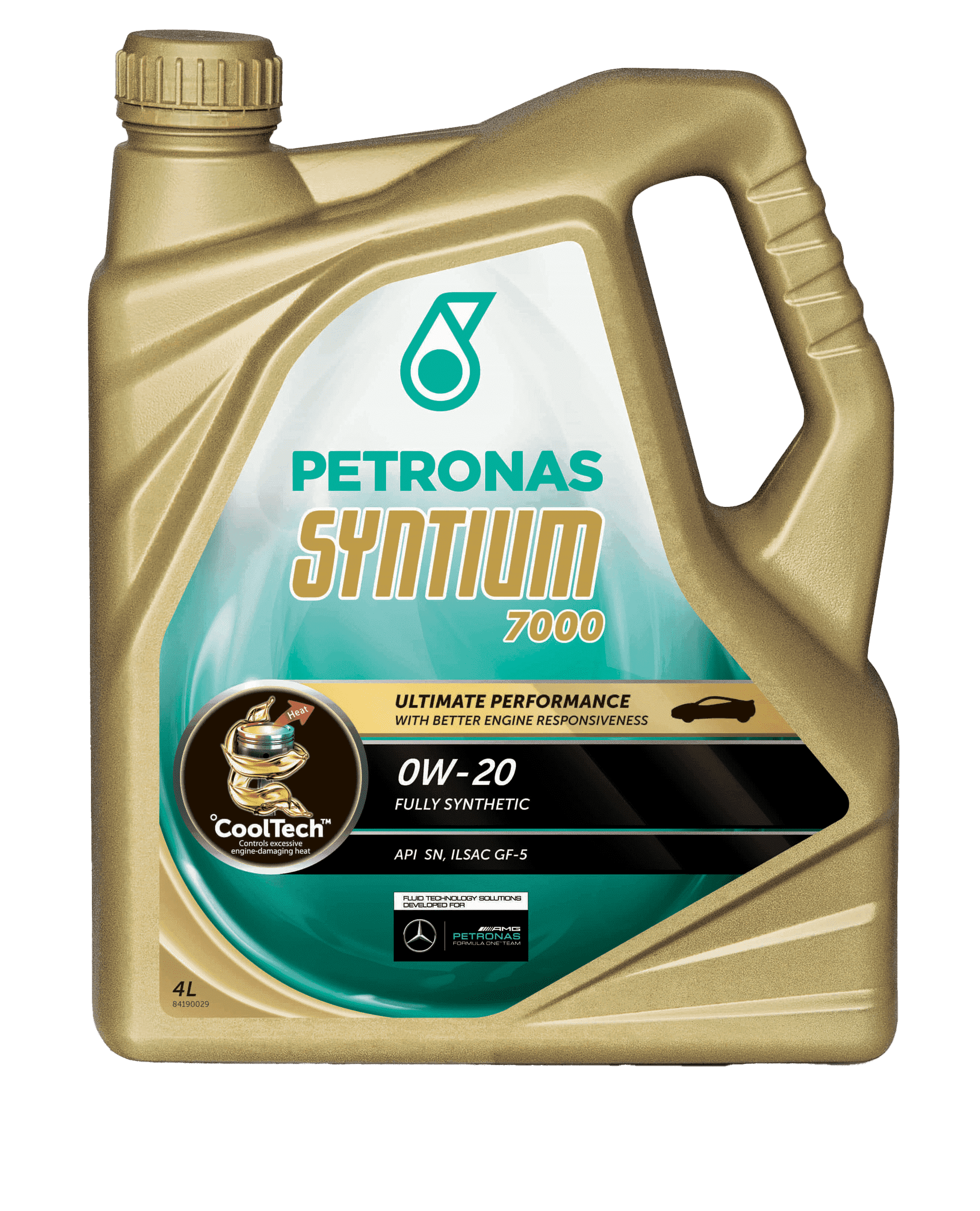 Моторное масло SYNTIUM 7000 0W-20, 4л