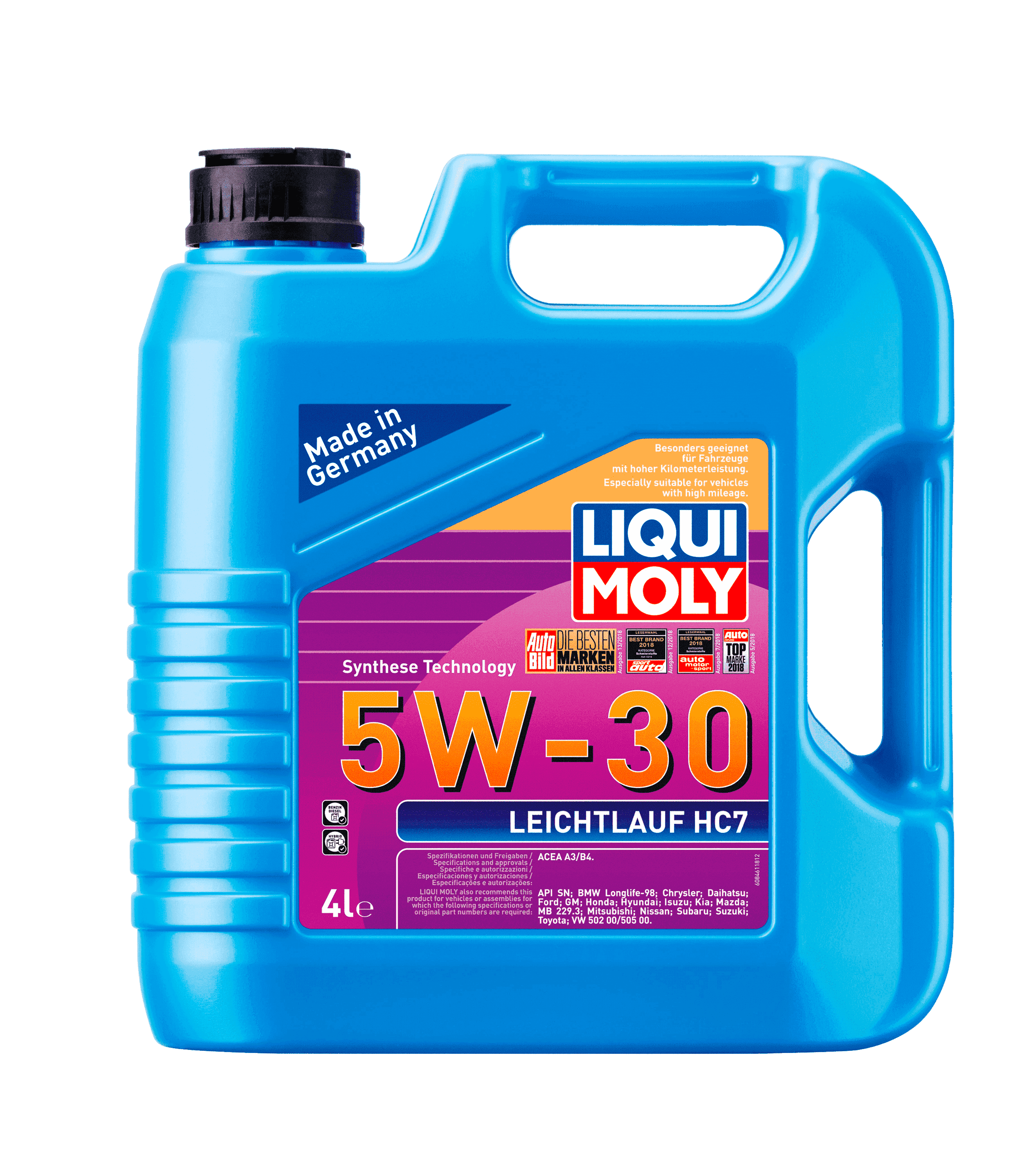 Моторное масло Liqui Moly Leichtlauf HC7 5W-30, 4л