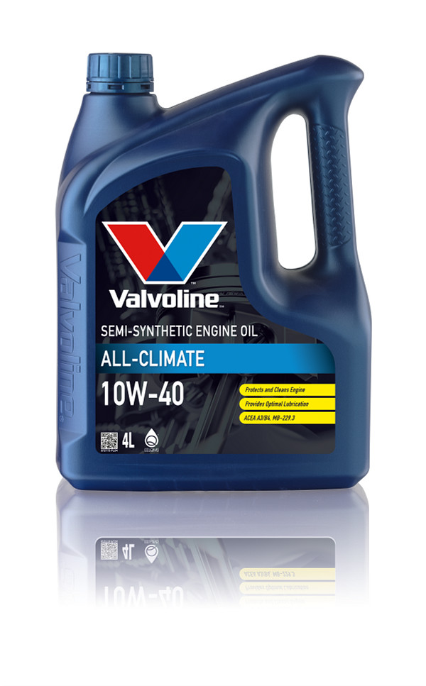 Моторное масло Valvoline All-Climate 10W-40, 4л