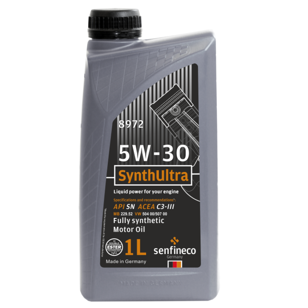 Моторное масло SENFINECO SYNTHULTRA 5W-30 API SN ACEA C3-III, 1л