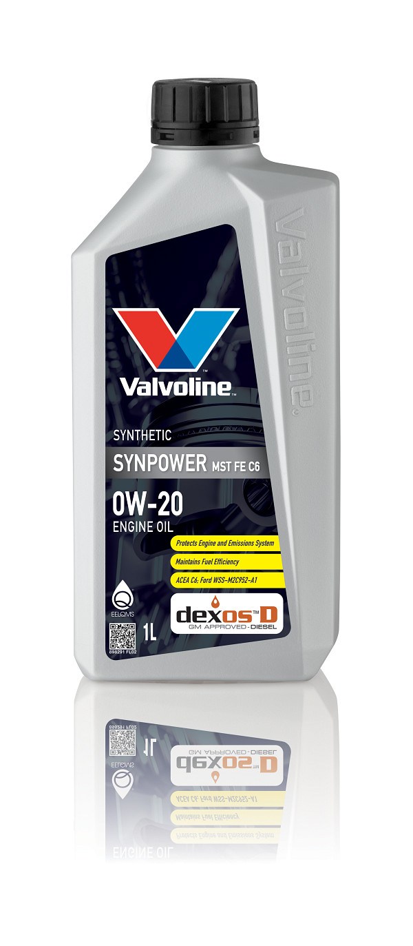 Моторное масло Valvoline SynPower MST FE C6 0W-20, 1л