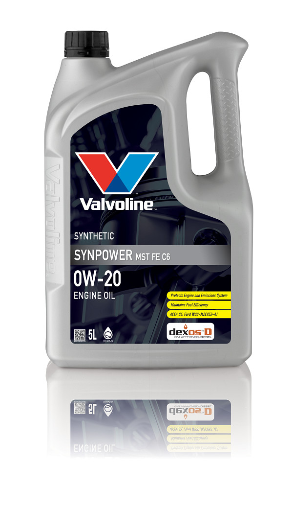 Моторное масло Valvoline SynPower MST FE C6 0W-20, 5л