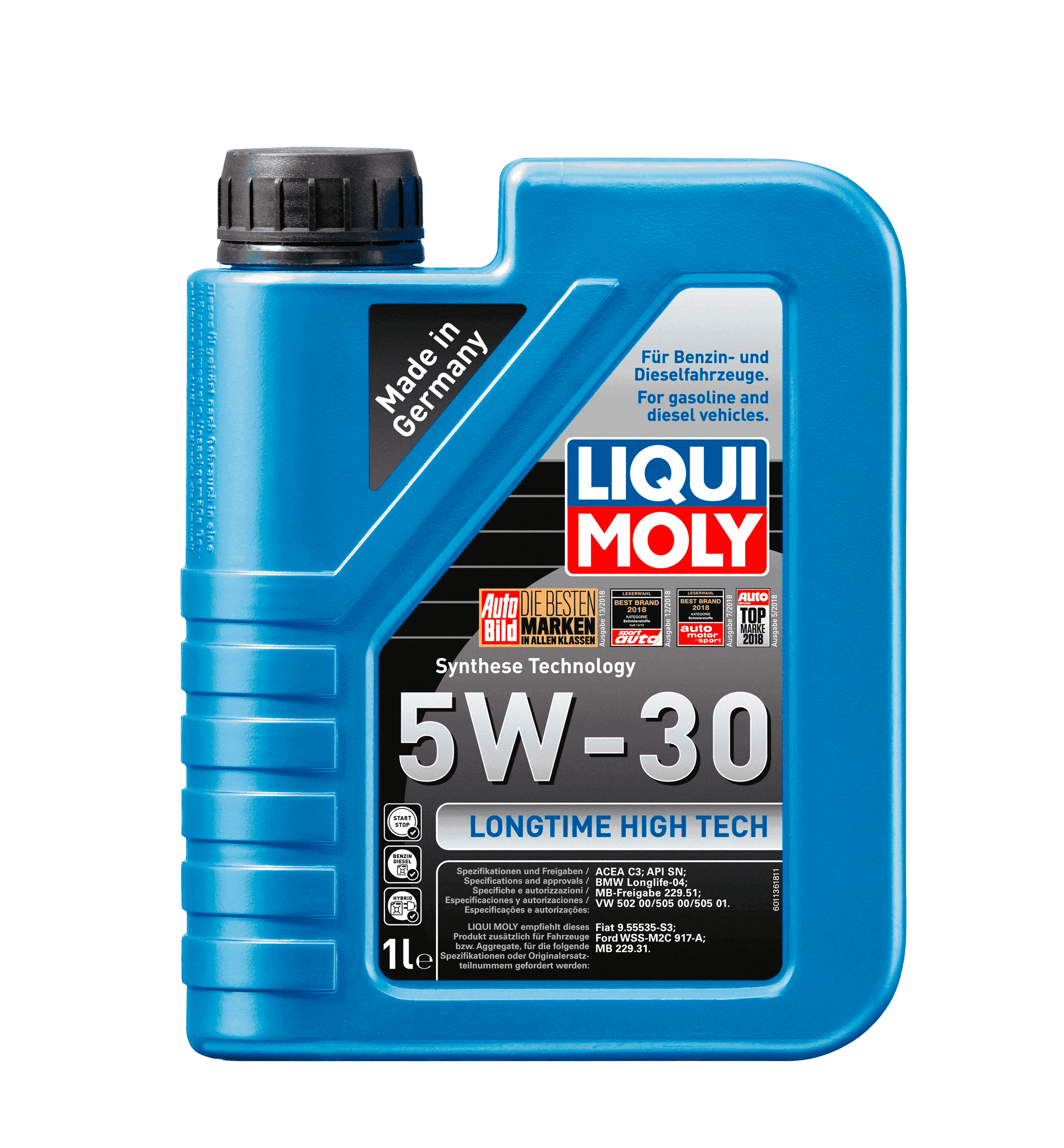 Моторное масло Liqui Moly Longtime High Tech 5W-30, 1л