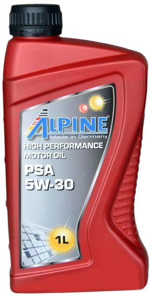 Моторное масло Alpine PSA 5W-30, 1л