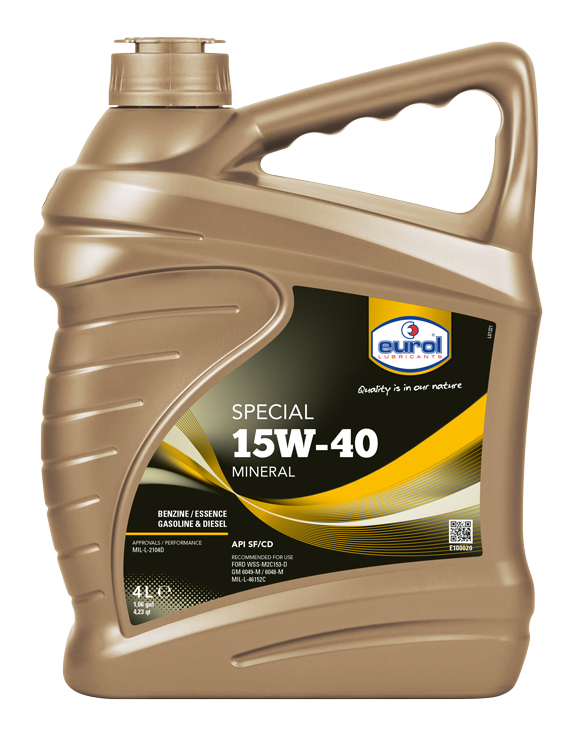 Моторное масло Eurol Special 15W-40, 4л