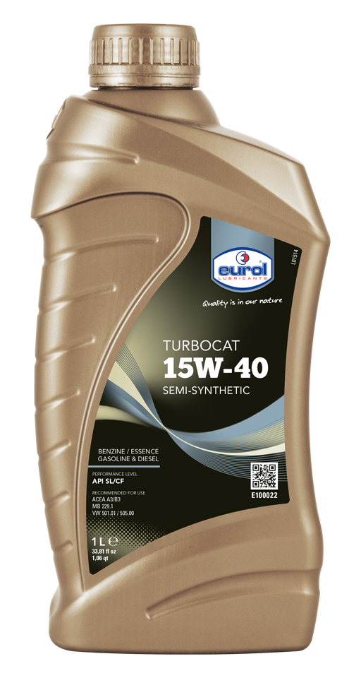 Моторное масло Eurol TurboCat 15W-40, 1л