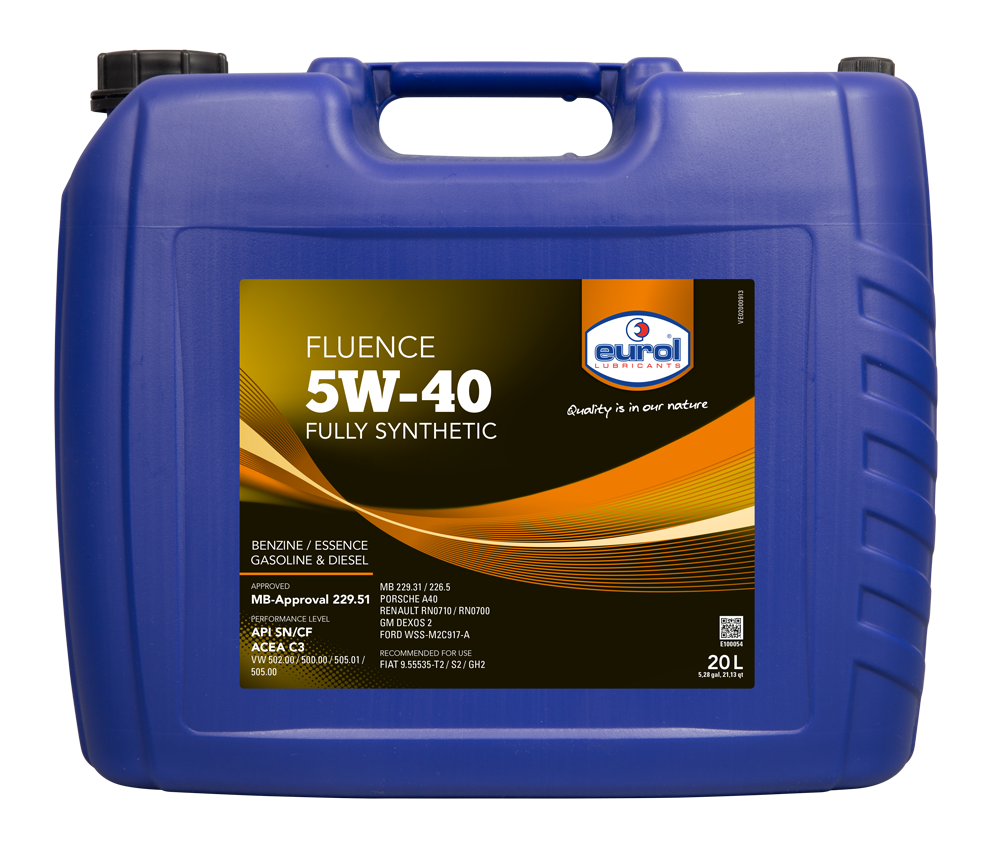Моторное масло Eurol Fluence 5W-40, 20л