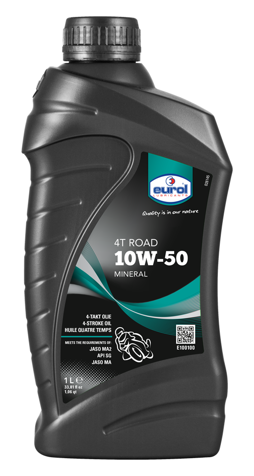 Моторное масло Eurol 4T Road 10W-50, 1л