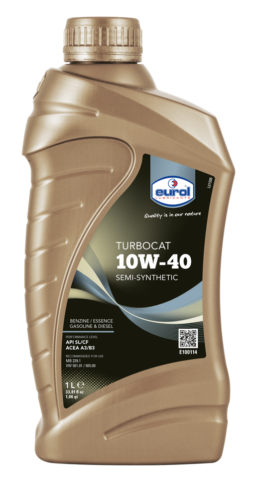Моторное масло Eurol TurboCat 10W-40, 1л