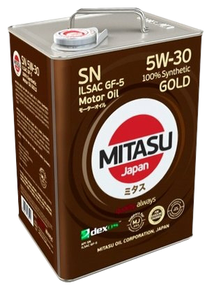 Моторное масло MITASU GOLD SN 5W-30, 5л